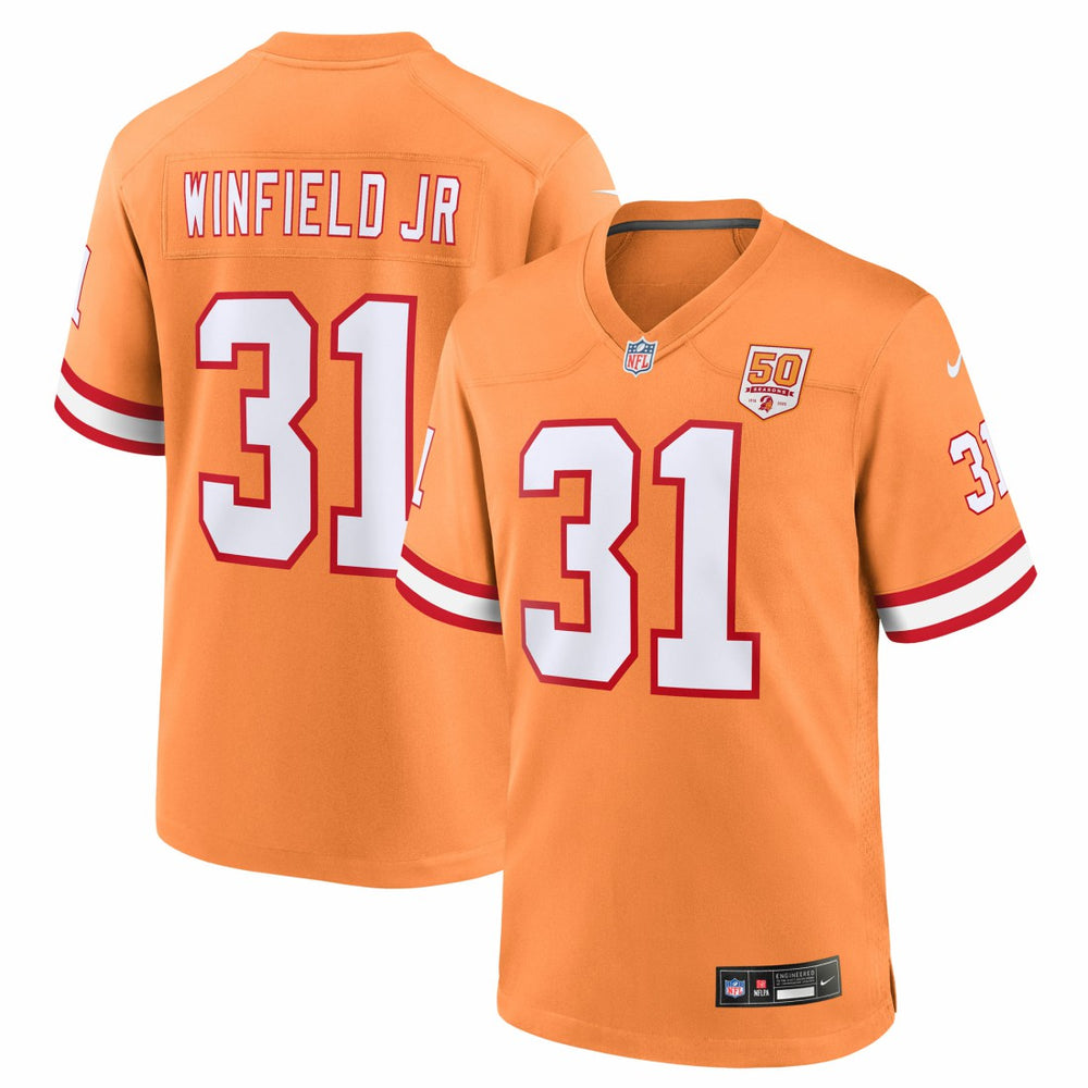 Nike Antoine Winfield Jr. Tampa Bay Buccaneers 50th Season Game Jersey Creamsicle