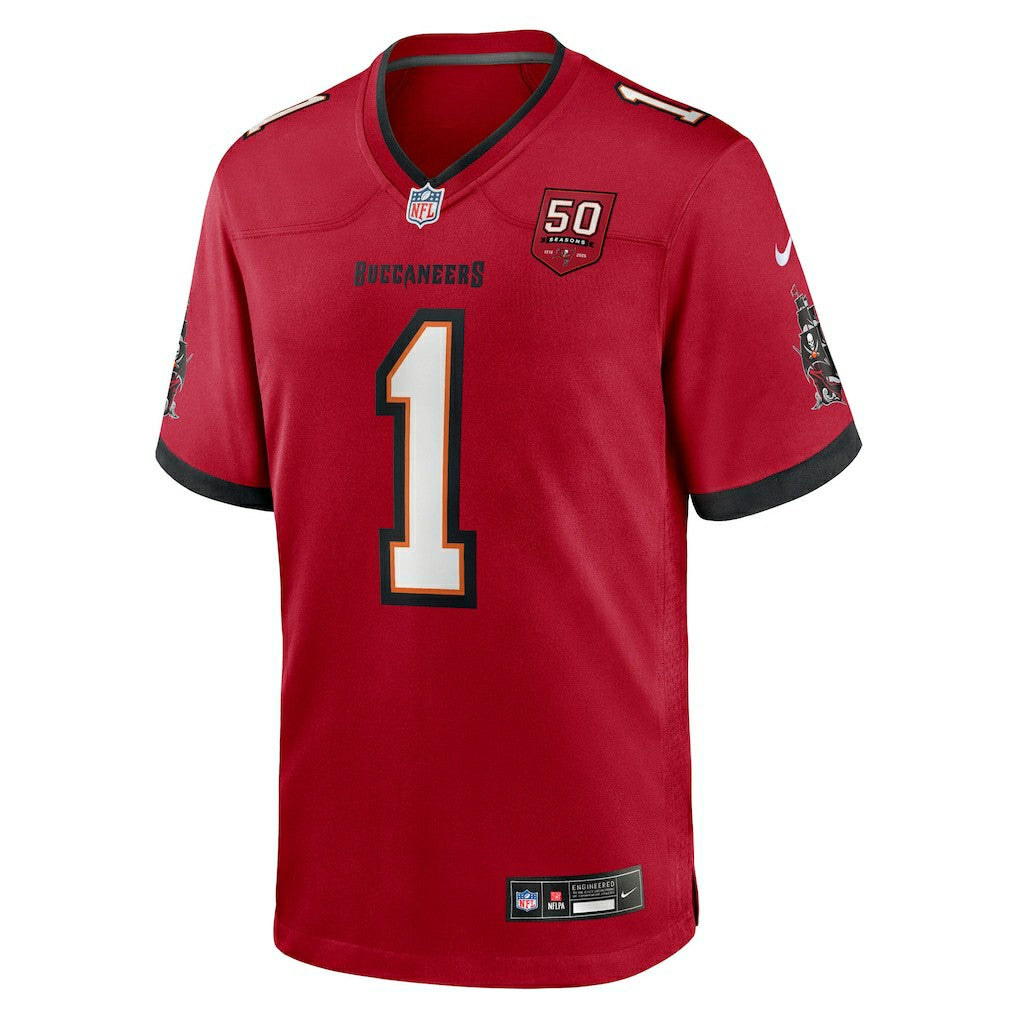 Nike Rachaad White Tampa Bay Buccaneers 50th Anniversary Team Game Jersey Red