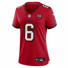 Nike Baker Mayfield Tampa Bay Buccaneers Women's 50th Season Team Game Jersey Red