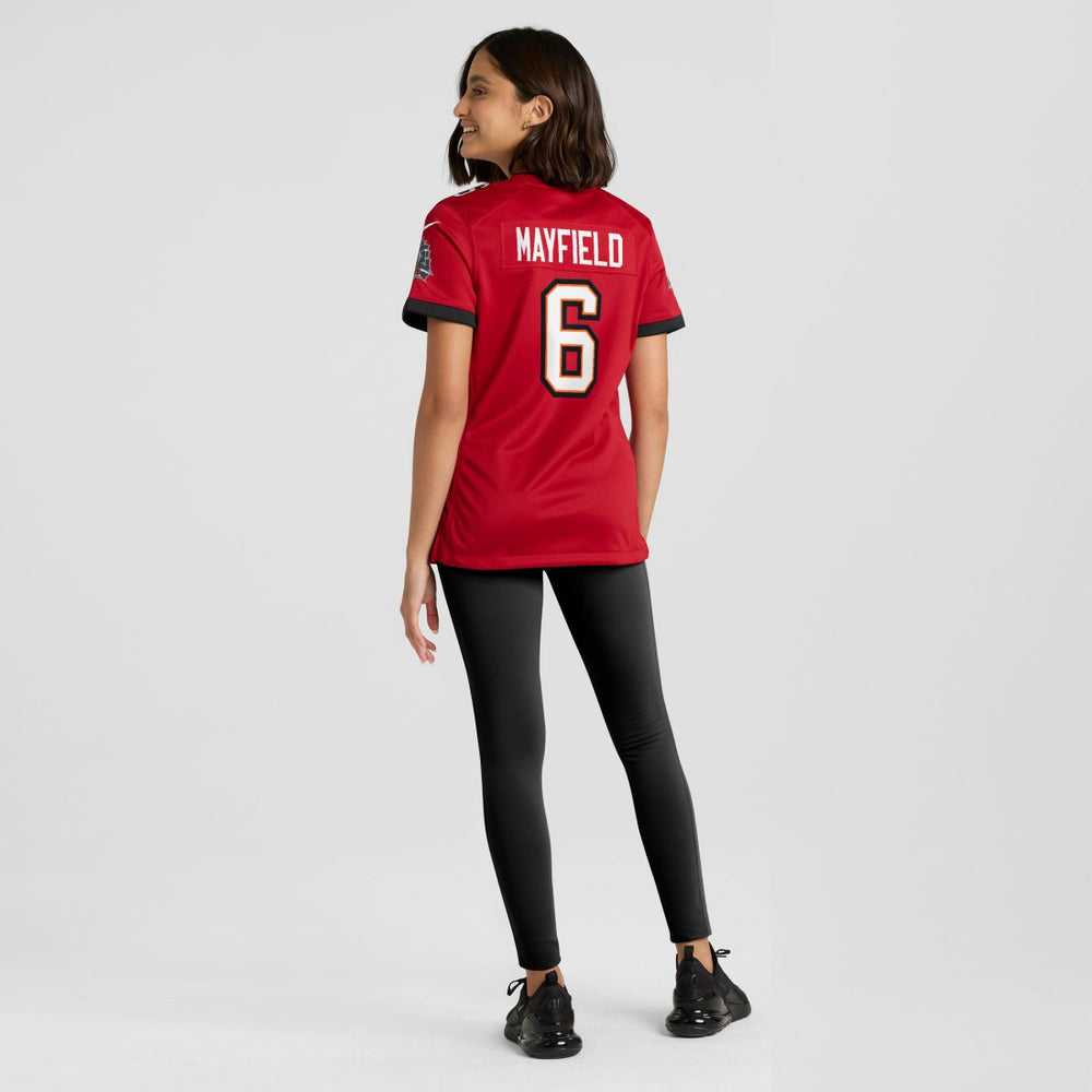 Nike Baker Mayfield Tampa Bay Buccaneers Women's 50th Season Team Game Jersey Red