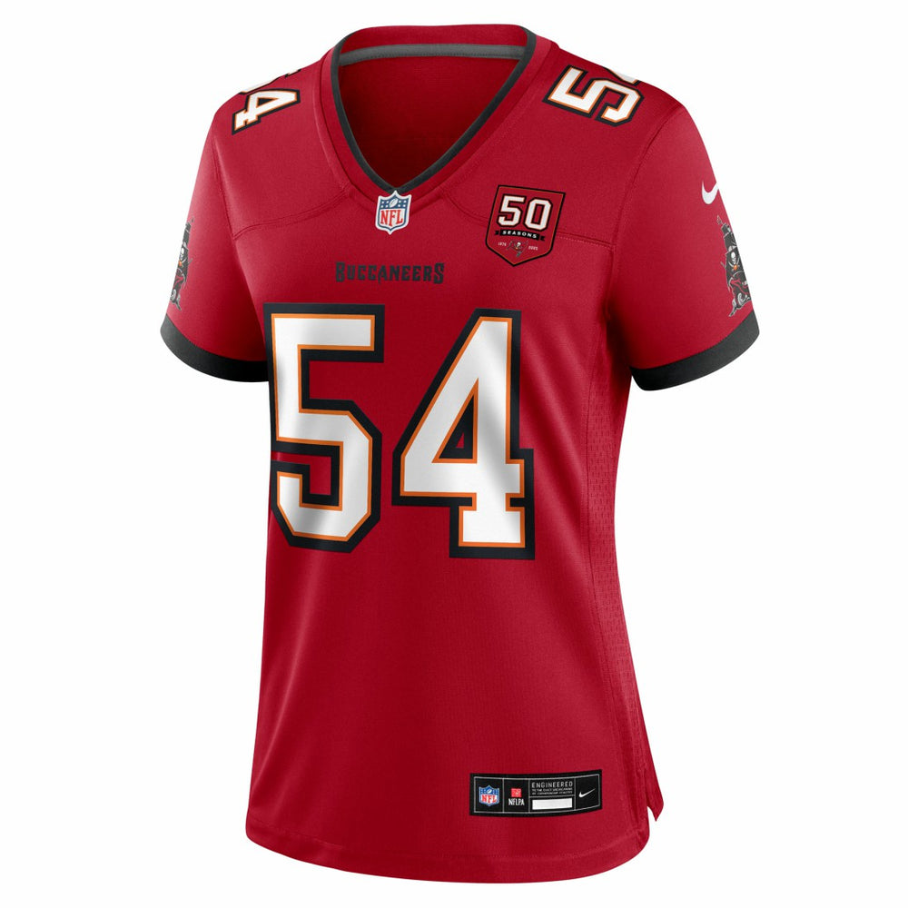 Nike Lavonte David Tampa Bay Buccaneers Women's 50th Anniversary Team Game Jersey Red
