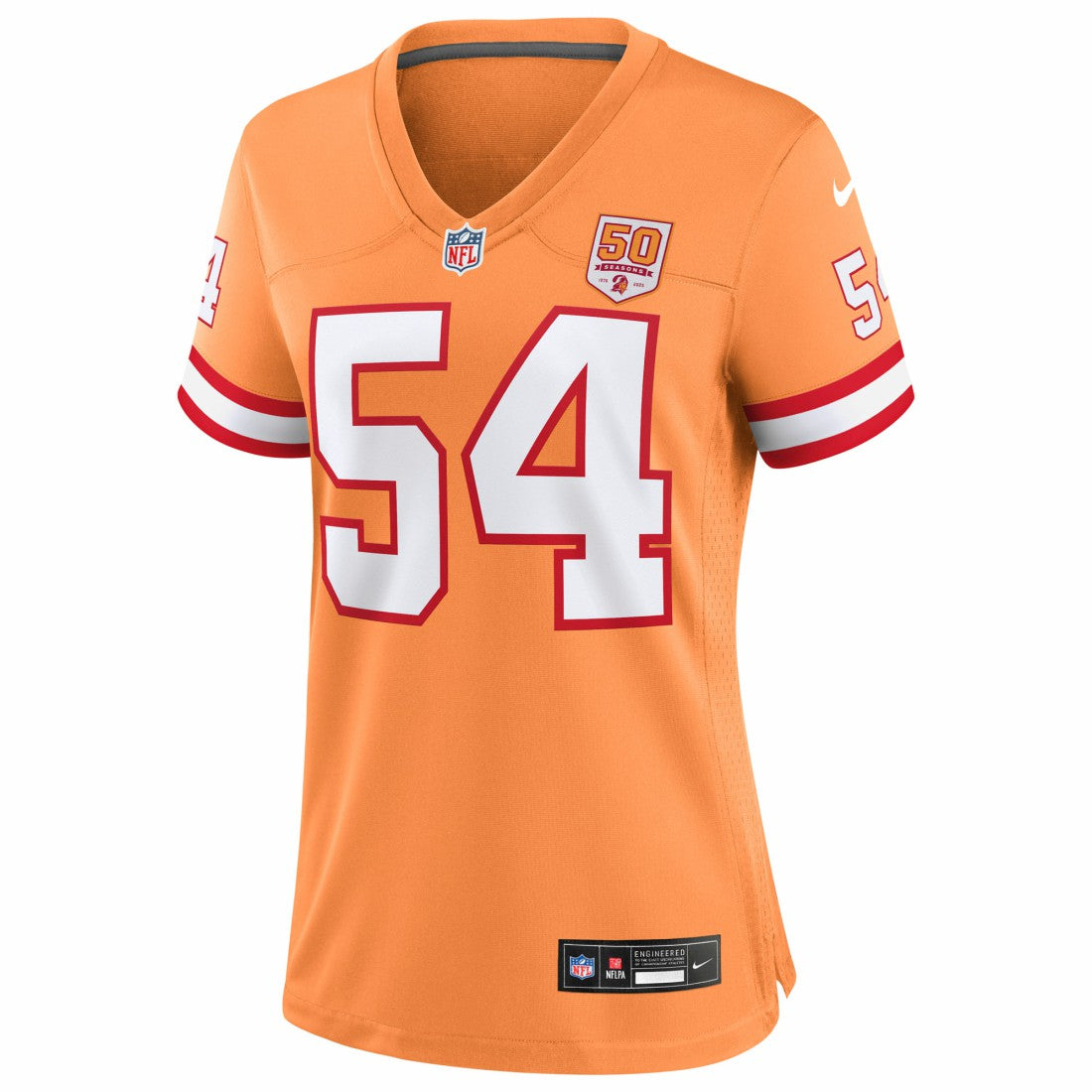 Nike Lavonte David Tampa Bay Buccaneers Women's 50th Season Game Jersey Creamsicle