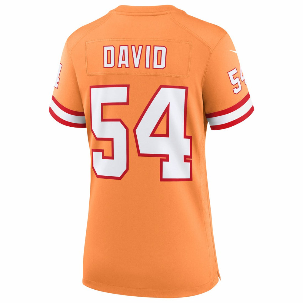 Nike Lavonte David Tampa Bay Buccaneers Women's 50th Season Game Jersey Creamsicle