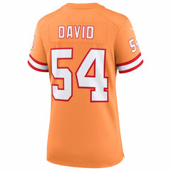 Nike Lavonte David Tampa Bay Buccaneers Women's 50th Season Game Jersey Creamsicle