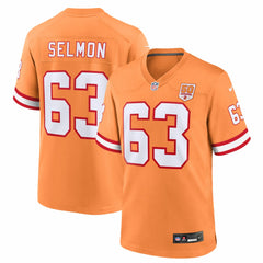 Nike Lee Roy Selmon Tampa Bay Buccaneers 50th Season Game Jersey Creamsicle