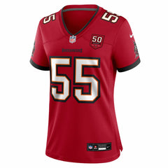 Nike Derrick Brooks Tampa Bay Buccaneers Women's 50th Anniversary Team Game Jersey Red