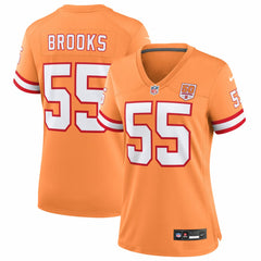 Nike Derrick Brooks Tampa Bay Buccaneers Women's 50th Season Game Jersey Creamsicle