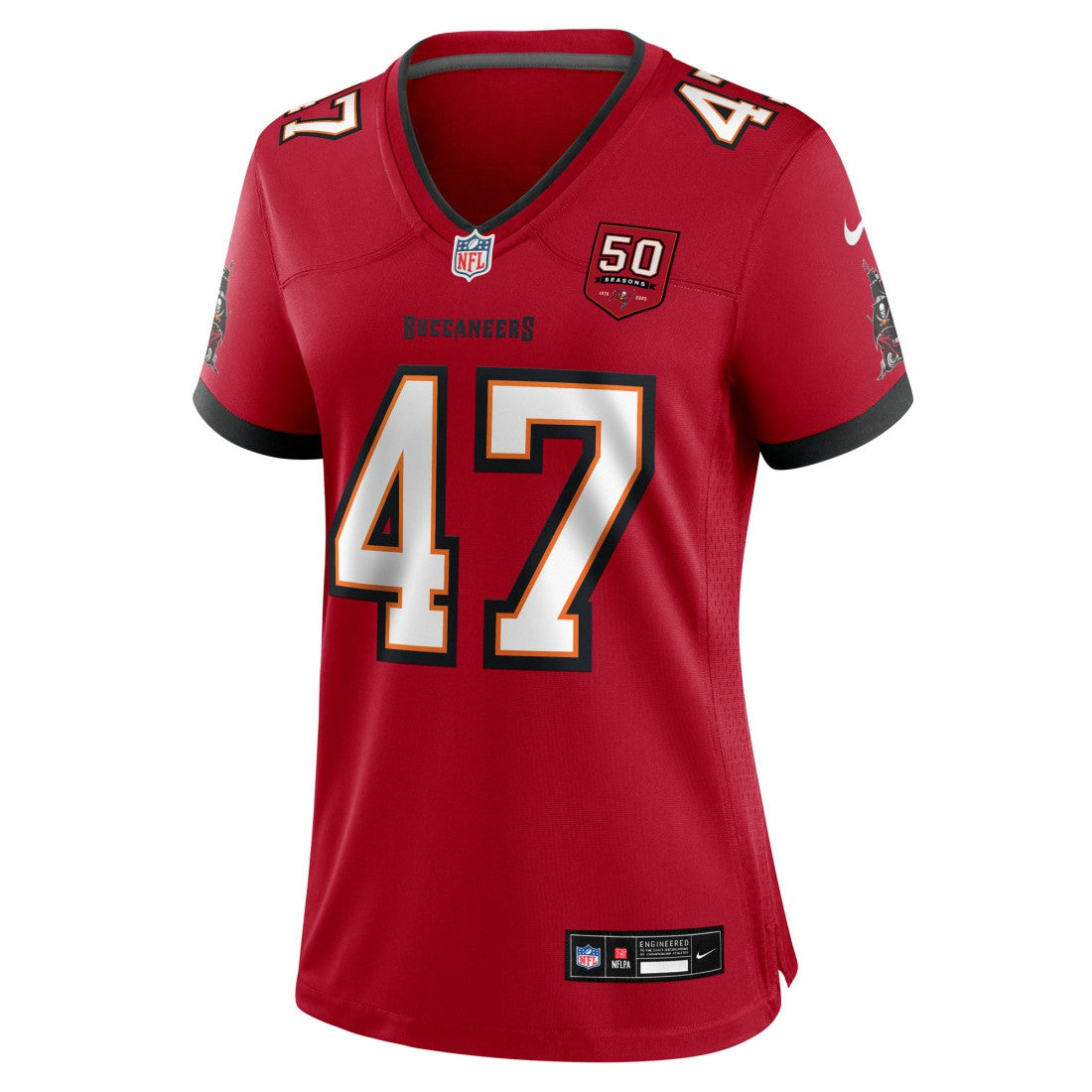 Nike John Lynch Tampa Bay Buccaneers Women's 50th Anniversary Team Game Jersey Red