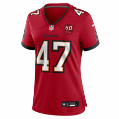 Nike John Lynch Tampa Bay Buccaneers Women's 50th Anniversary Team Game Jersey Red