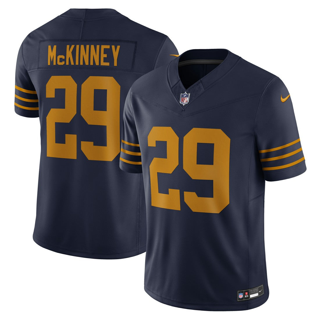Nike Xavier McKinney Green Bay Packers The 1923 Classic Vapor F.U.S.E. Limited Jersey Navy