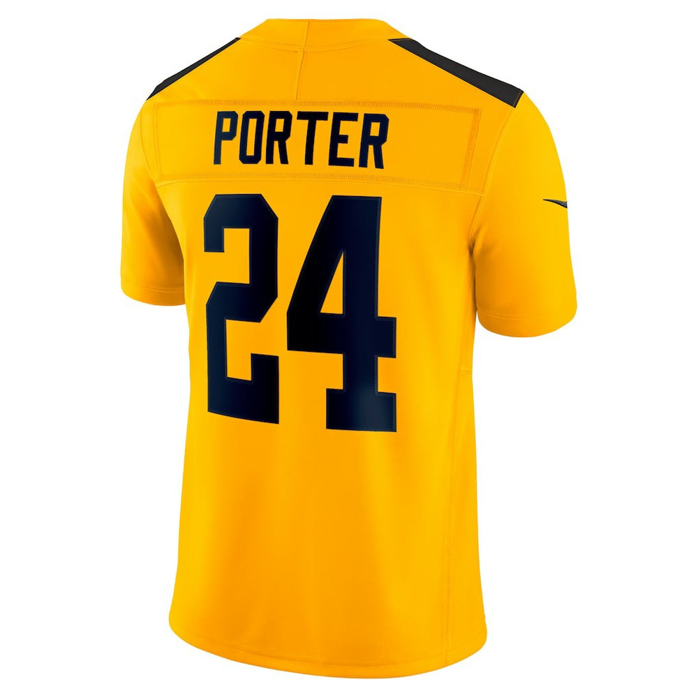 Nike Joey Porter Jr. Pittsburgh Steelers Alternate 1933 Throwback Vapor F.U.S.E. Limited Jersey Gold