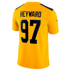 Nike Cameron Heyward Pittsburgh Steelers Alternate Vapor F.U.S.E. Limited Jersey Gold