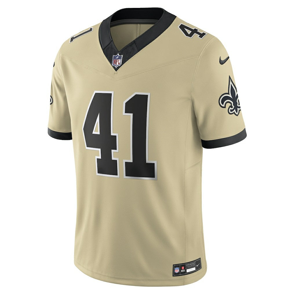 Nike Alvin Kamara New Orleans Saints Gameday Golds Alternate Vapor F.U.S.E. Limited Jersey Gold