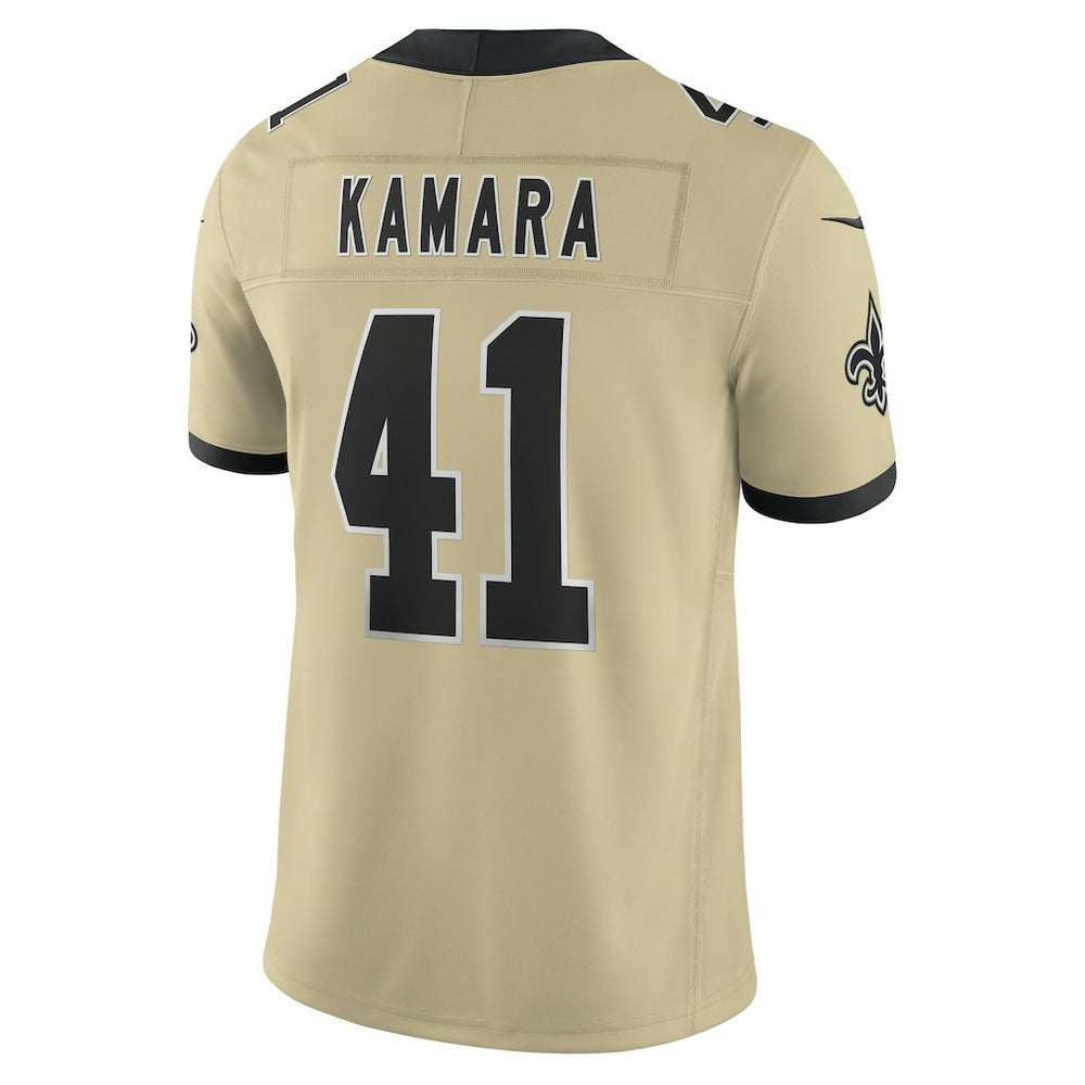 Nike Alvin Kamara New Orleans Saints Gameday Golds Alternate Vapor F.U.S.E. Limited Jersey Gold