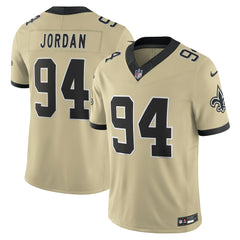 Nike Cameron Jordan New Orleans Saints Gameday Golds Alternate Vapor F.U.S.E. Limited Jersey Gold