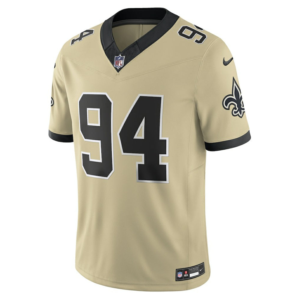Nike Cameron Jordan New Orleans Saints Gameday Golds Alternate Vapor F.U.S.E. Limited Jersey Gold