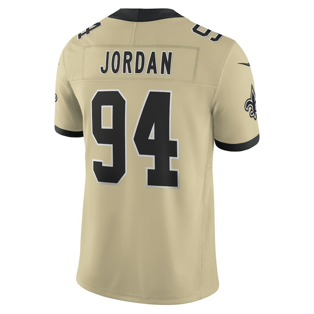 Nike Cameron Jordan New Orleans Saints Gameday Golds Alternate Vapor F.U.S.E. Limited Jersey Gold