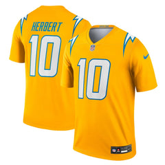 Nike Justin Herbert Los Angeles Chargers Alternate Charger Power Legend Player Performance Top Gold