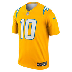 Nike Justin Herbert Los Angeles Chargers Alternate Charger Power Legend Player Performance Top Gold