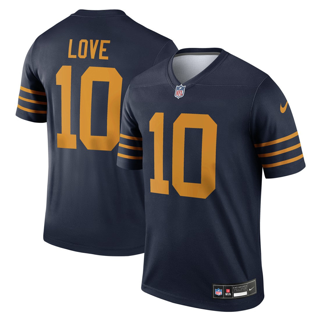 Nike Jordan Love Green Bay Packers The 1923 Classic Legend Player Dri-FIT Top Navy