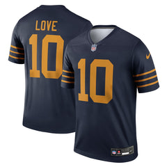 Nike Jordan Love Green Bay Packers The 1923 Classic Legend Player Dri-FIT Top Navy