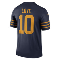 Nike Jordan Love Green Bay Packers The 1923 Classic Legend Player Dri-FIT Top Navy