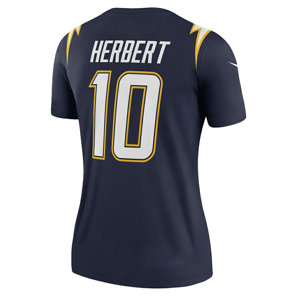 Nike Justin Herbert Los Angeles Chargers Women's Alternate Super Chargers Legend Player Performance Top Navy