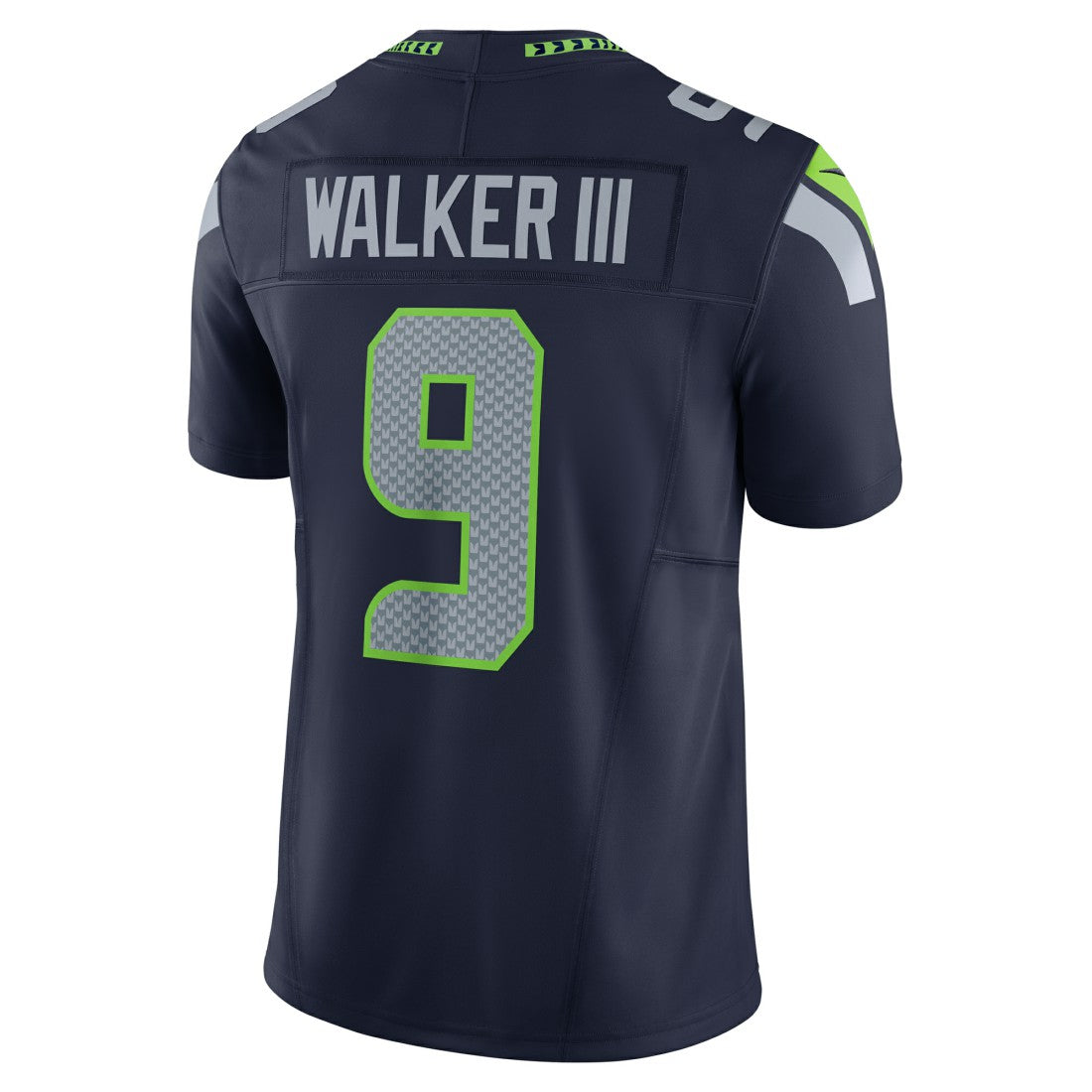 Nike Kenneth Walker III Seattle Seahawks Team 50th Season Vapor F.U.S.E. Limited Jersey College Navy