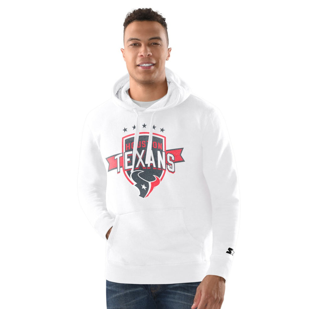 Houston Texans Starter Vintage Pullover Hoodie White