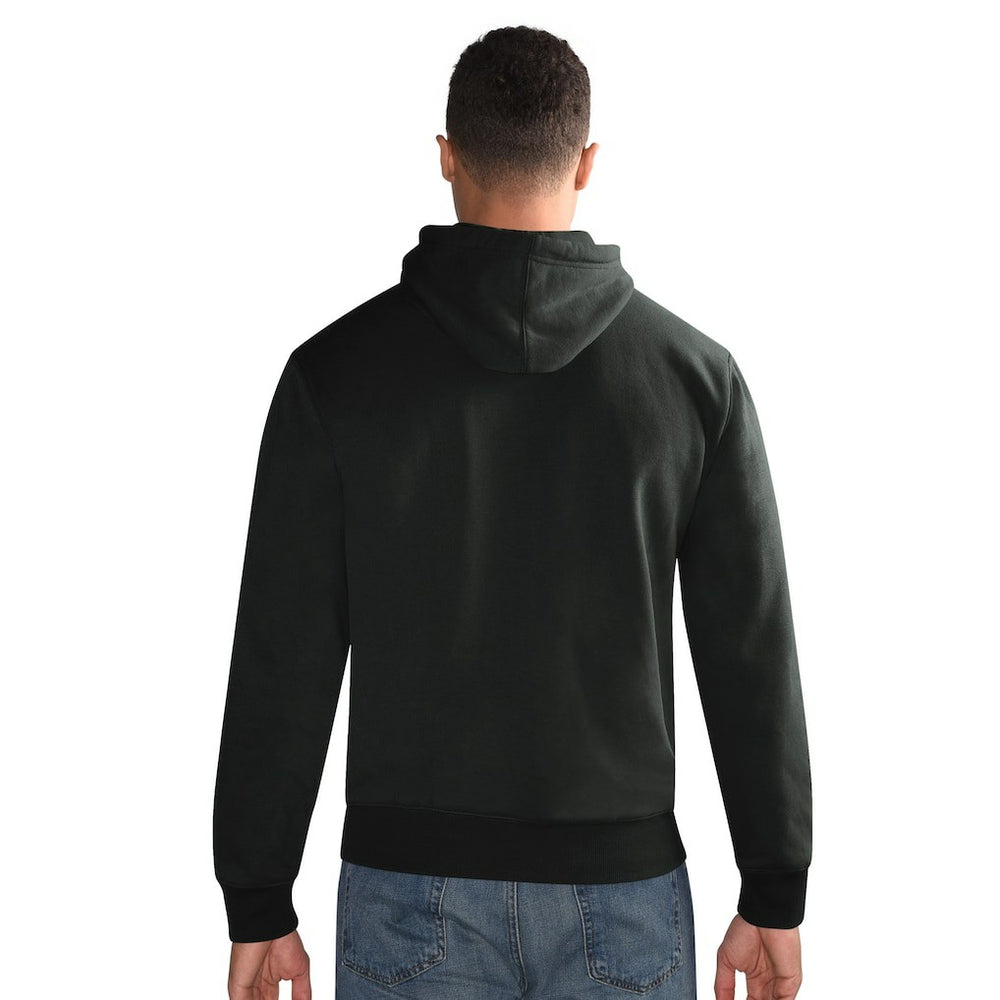 New York Jets Starter Vintage Pullover Hoodie Charcoal