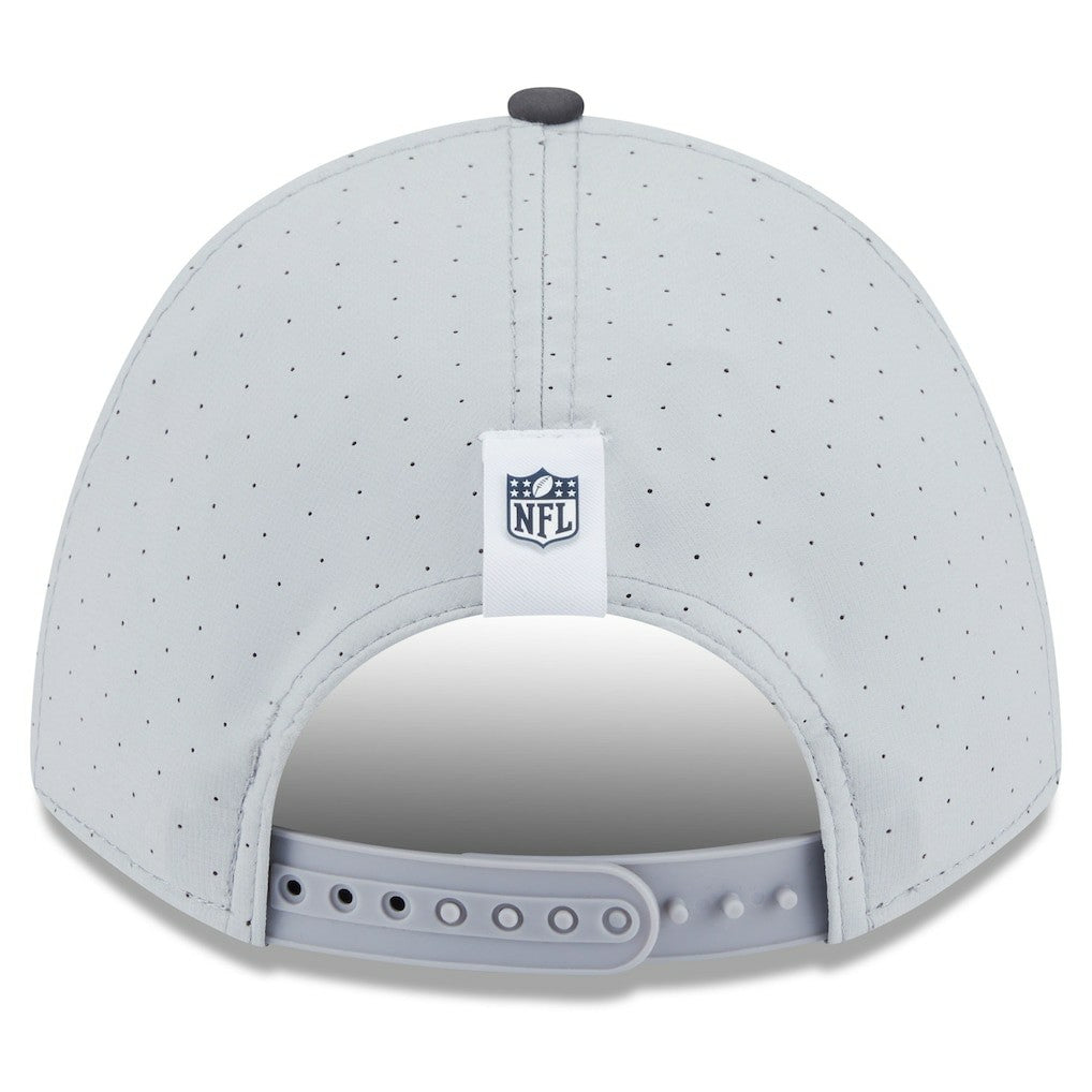 Dallas Cowboys New Era 2025 NFL Training Camp A-Frame 9FORTY Adjustable Hat Gray/Graphite