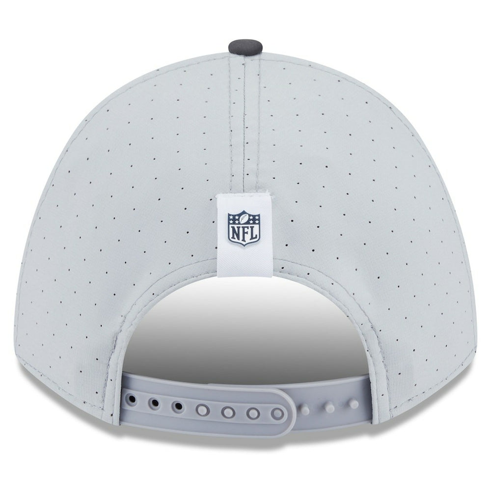 Dallas Cowboys New Era 2025 NFL Training Camp A-Frame 9FORTY Adjustable Hat Gray/Graphite