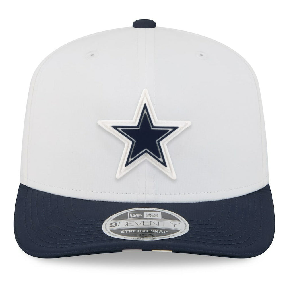 Dallas Cowboys New Era 2025 NFL Training Camp 9SEVENTY Adjustable Hat White/Navy