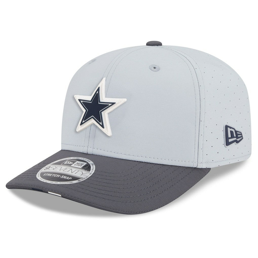 Dallas Cowboys New Era 2025 NFL Training Camp 9SEVENTY Adjustable Hat Gray/Graphite