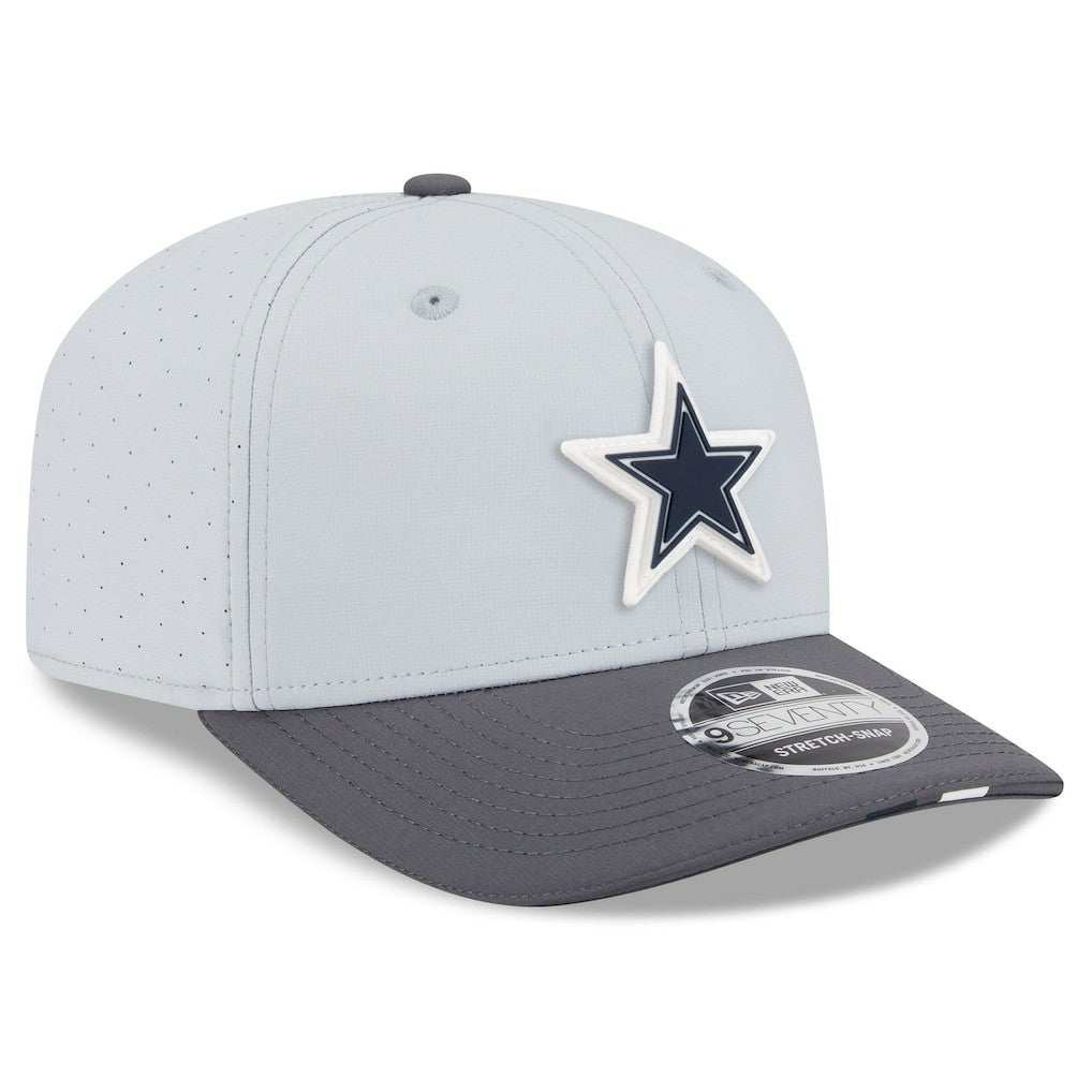 Dallas Cowboys New Era 2025 NFL Training Camp 9SEVENTY Adjustable Hat Gray/Graphite