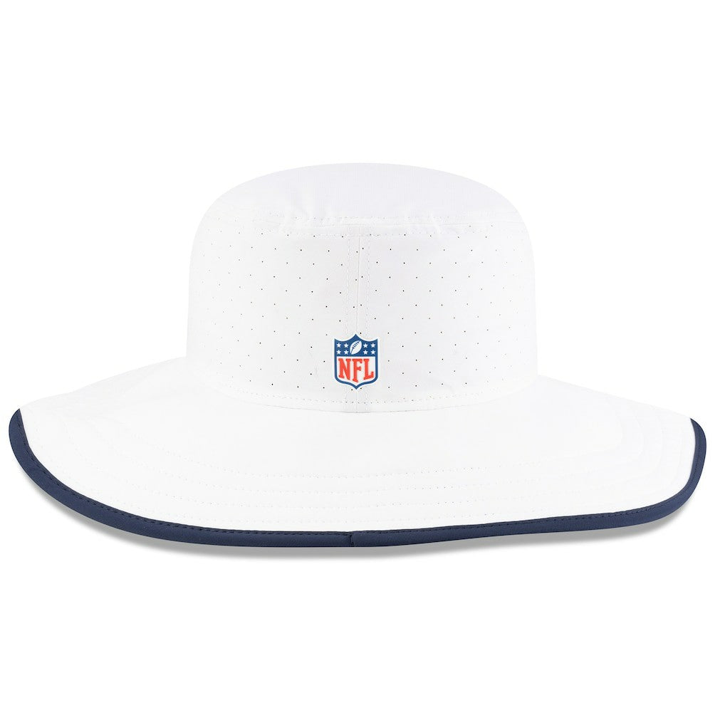 Dallas Cowboys New Era 2025 NFL Training Camp Panama Bucket Hat White