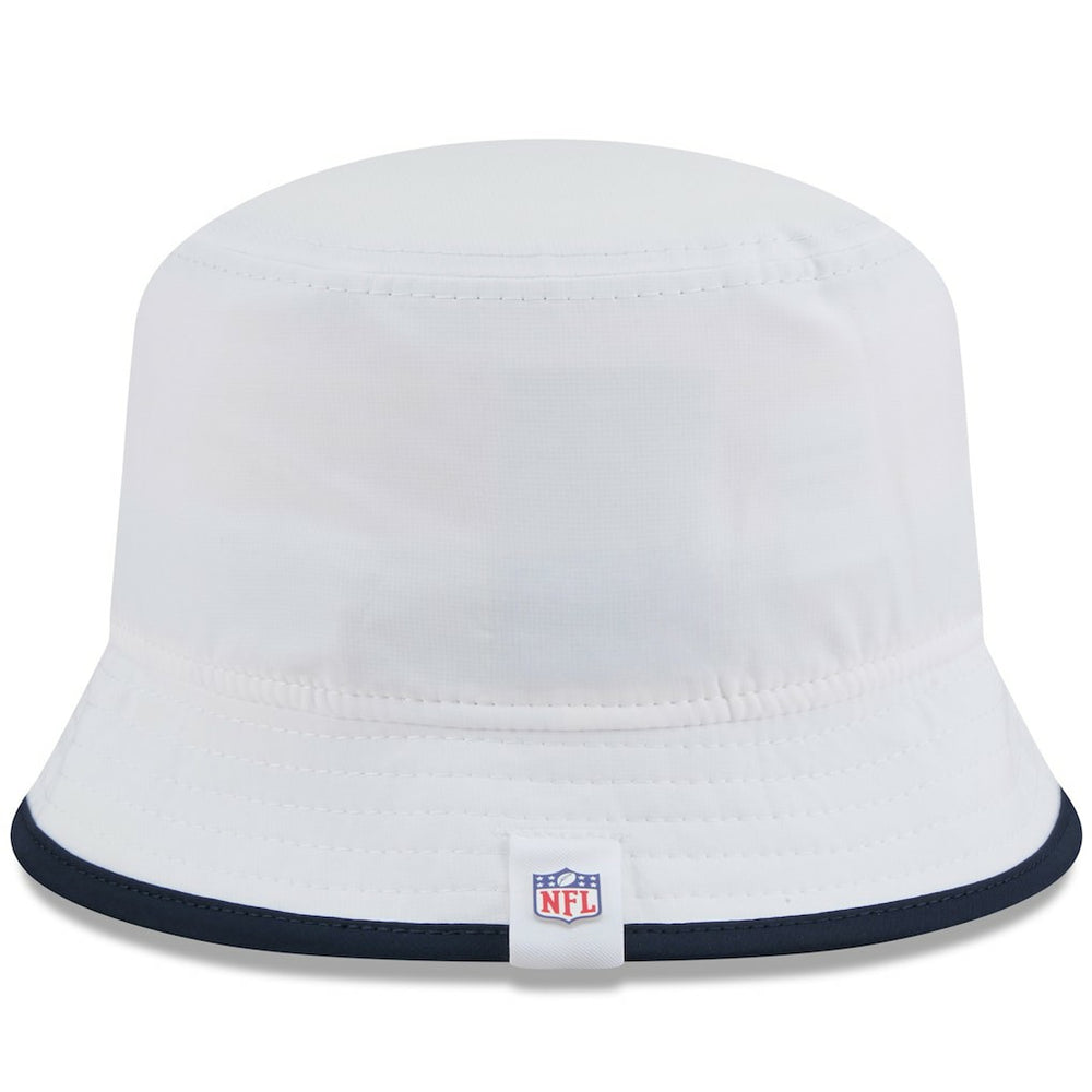 Dallas Cowboys New Era 2025 NFL Training Camp Stretch Bucket Hat White
