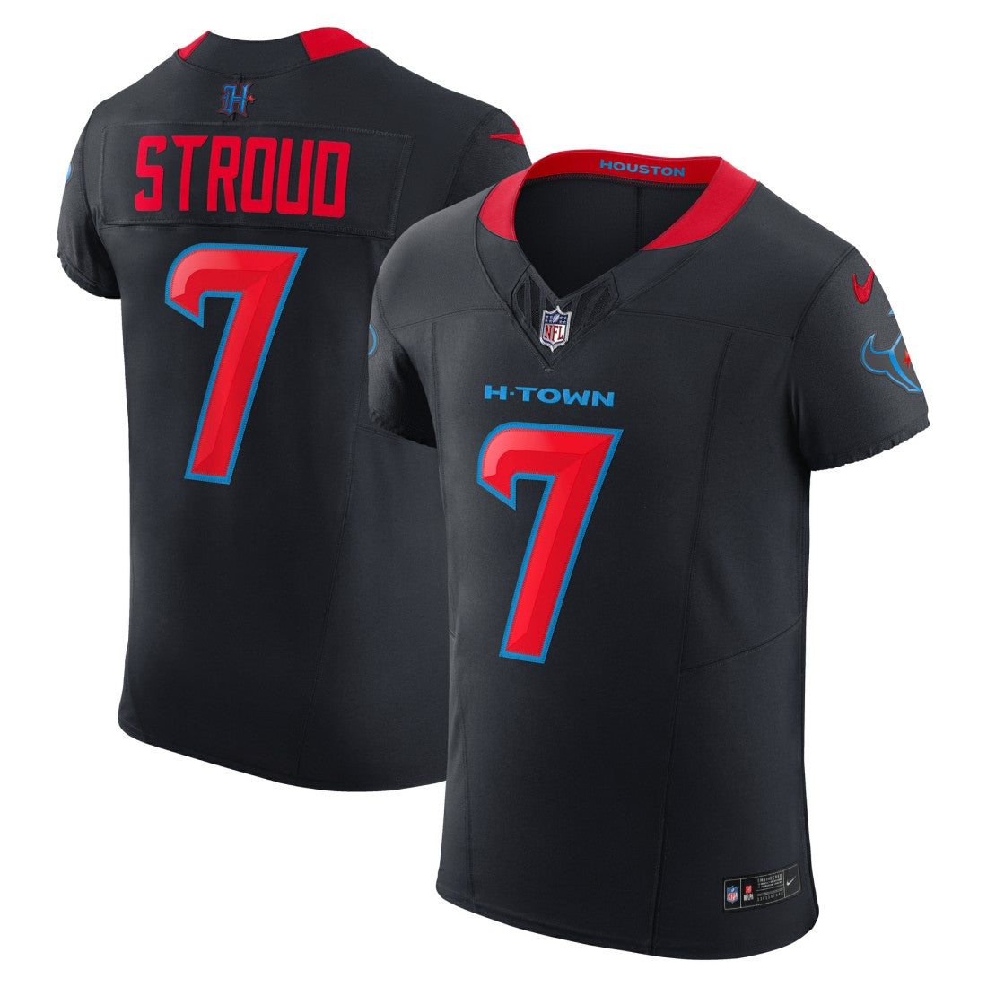Nike C.J. Stroud Houston Texans Alternate 2 Vapor F.U.S.E. Elite Jersey Navy