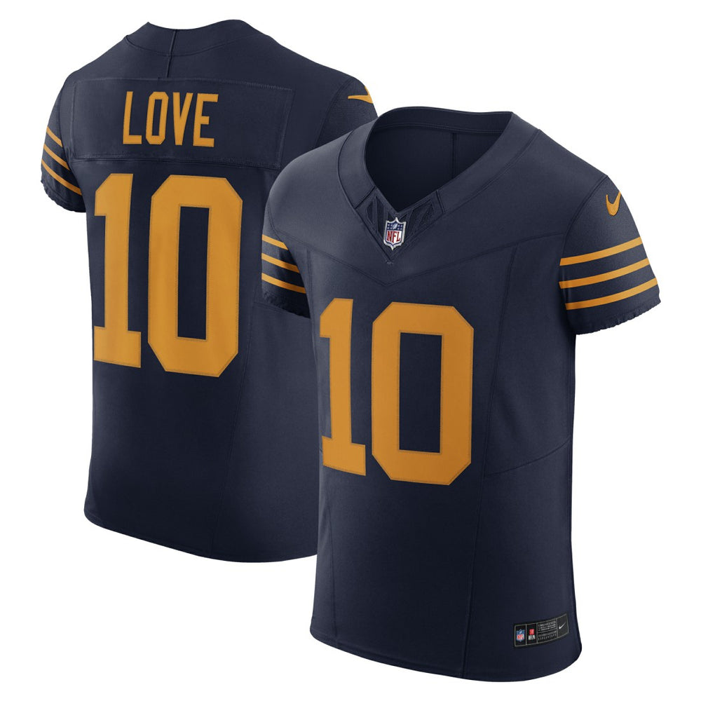 Nike Jordan Love Green Bay Packers The 1923 Classic Vapor F.U.S.E. Elite Jersey Navy