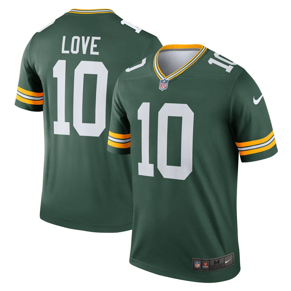 Nike Jordan Love Green Bay Packers Legend Player Performance Top Green