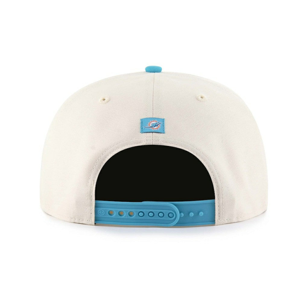 47 brand Miami Dolphins '47 Payson Captain Adjustable Hat Natural