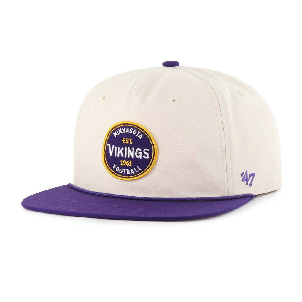 47 brand Minnesota Vikings '47 Payson Captain Adjustable Hat Natural