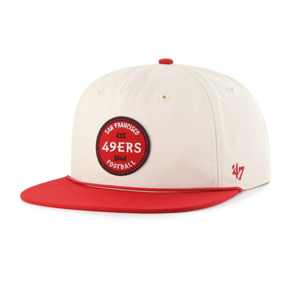 47 brand San Francisco 49ers '47 Payson Captain Adjustable Hat Natural
