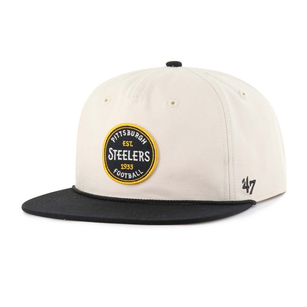 47 brand Pittsburgh Steelers '47 Payson Captain Adjustable Hat Natural