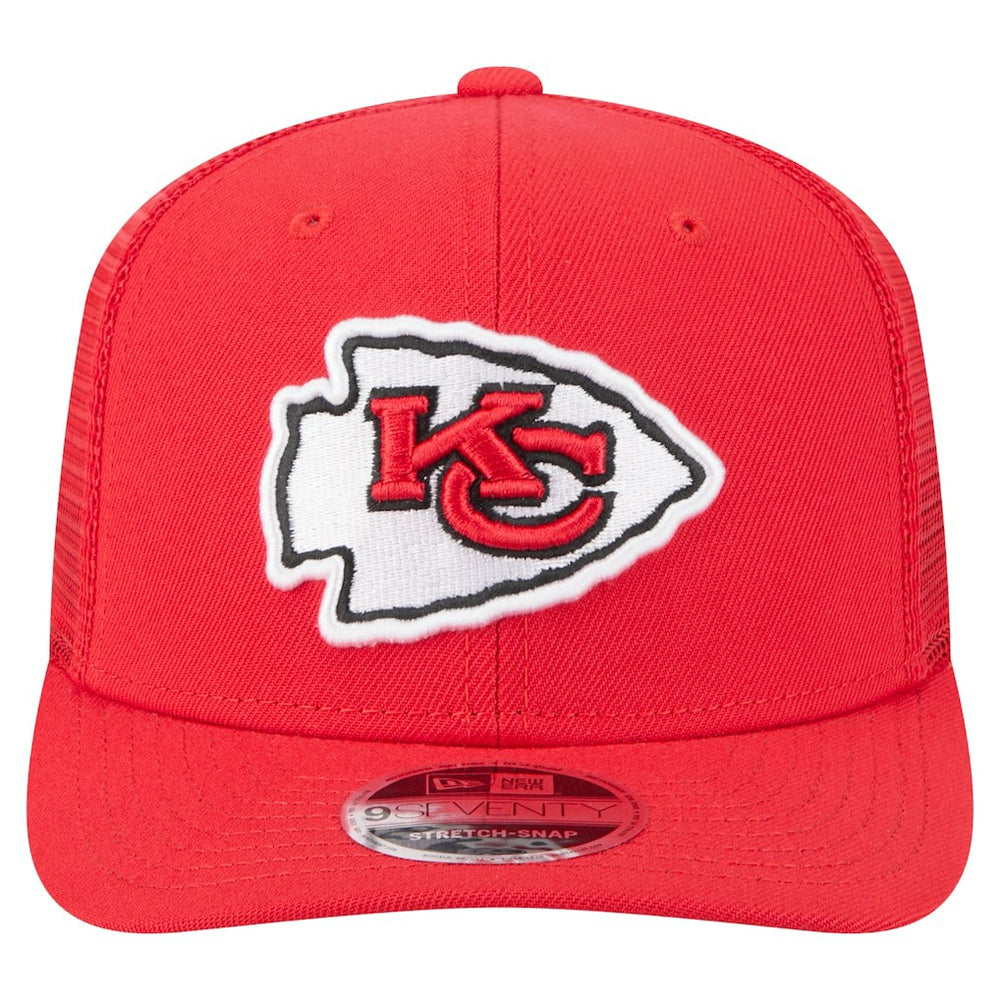 Kansas City Chiefs New Era Team Collection 9SEVENTY Stretch-Snap Adjustable Hat Red