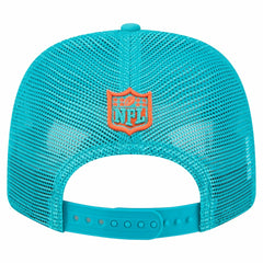 Miami Dolphins New Era Team Collection 9SEVENTY Stretch-Snap Adjustable Hat Aqua