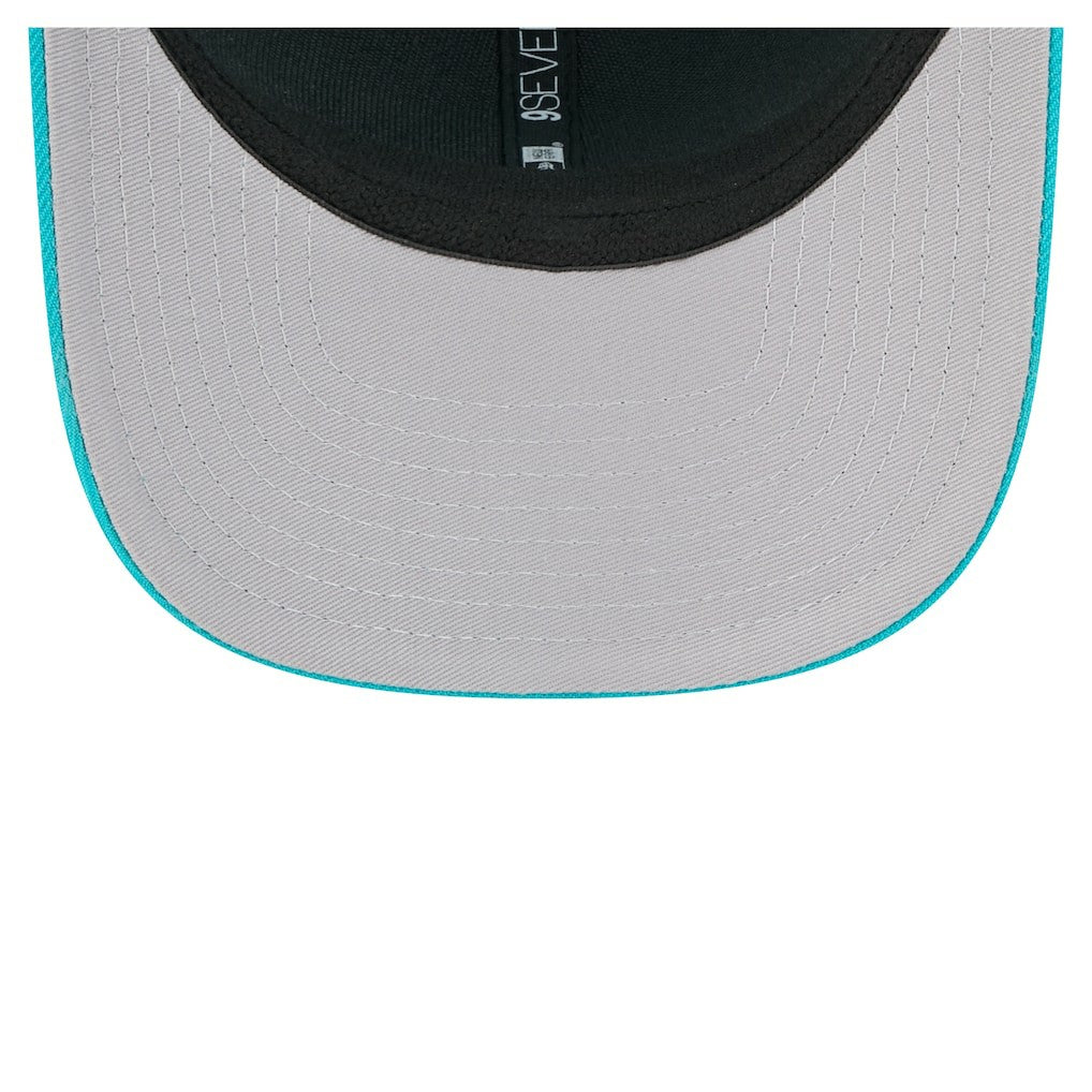 Miami Dolphins New Era Team Collection 9SEVENTY Stretch-Snap Adjustable Hat Aqua