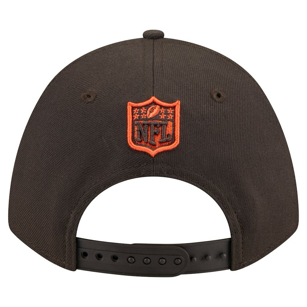 Cleveland Browns New Era Team Collection 9FORTY M-Crown Adjustable Hat Brown