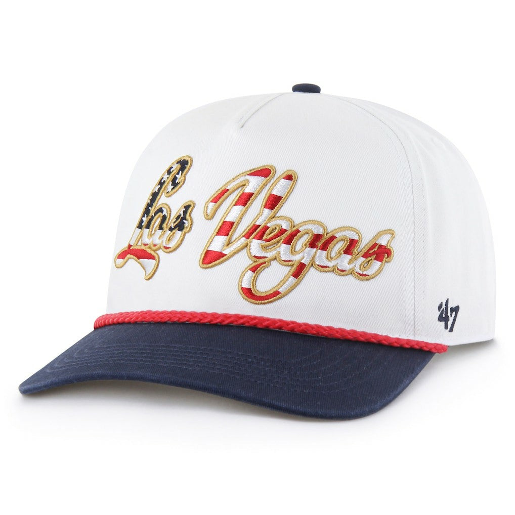 47 brand Las Vegas Raiders '47 Patriotic Overhand Hitch Adjustable Hat White
