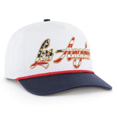 47 brand Los Angeles Chargers '47 Patriotic Overhand Hitch Adjustable Hat White